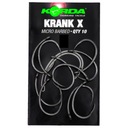 Korda Krank X Micro Barbed Háčiky na kapry Micro Barbed, veľkosť 1