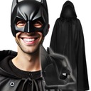 Kostým pre dospelých Batman Black Cape + Black Bat Mask