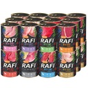 RAFI CLASSIC Mokré krmivo pre PSA MIX 8 PRÍCHUTÍ set 24x400g