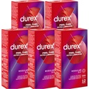 DUREX FEEL THIN EXTRA LUBRICATED tenké lubrikované kondómy 60 ks.