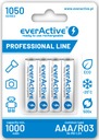 4x AKU everActive R03 1050 profesionálny rad