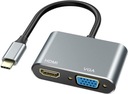 HUB USB-C ADAPTÉR 4k HDMI VGA adaptér MacBook