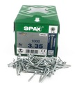 Spax skrutky 3x35 1000ks WIROX 4CUT TXTG 3/4 T10