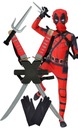 Deadpool Outfit Disguise Plesové karnevalové rukavice + Súprava meča 122/128