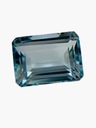 AQUAMARINE OCTAGON 8X6 mm kus