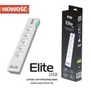 Ever ELITE USB prepäťová ochrana 1,5m