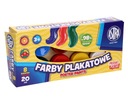 Plagátové farby ASTRA 8 farieb - 20 ml ORIGINÁL