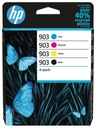 4x org. HP 903 CMYK pre HP 6950 6960 6970 6ZC73AE