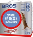 Bros ZRNO SILNÉ JED NA MYŠI A POKRKANY 3 kg