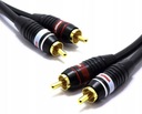 KÁBEL 2x RCA 2RCA 1,5m AUDIO CINCH VITALCO PREMIUM