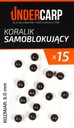 Korálka UNDERCARP 6mm hnedá samosvorná