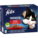 FELIX FANTASTIC Krmivo pre mačky MIX CHUTÍ 12x85g