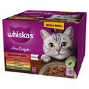 WHISKAS mokré krmivo pre mačky mix príchutí v želé, vrecúška 24x85 g