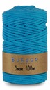 STRUN S JADROM PRE MACRAME BLUE 100m 5mm