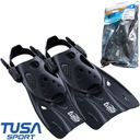 TUSA STRIPED FINS UF0103 nastaviteľné L 42-49 BLK