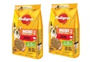 Pedigree Beef ADULT Dry Food 2kg x 2