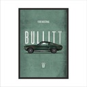 Nástenná maľba Ford Mustang Bullitt