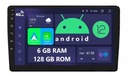 RÁDIO 2DIN ANDROID AUDI A4 B6 B7 SEAT EXEO DSP CARPLAY 6/128 GB LTE