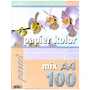 A4 kopírovací papier 160g KRESKA mix pastel 100 listov 20676