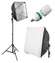 Foto lampa SOFTBOX 40x40 žiarovka 325W statív