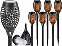 6x solárna lampa TORCH plameňový efekt P-200