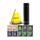 Yerba Yaguar Mate set 500g Tekvica 10x50g termoska