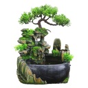 Stolová fontána Rockery Krajina Bonsai socha