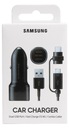 ORIGINÁLNA NABÍJAČKA DO AUTOMOBILKU SAMSUNG 15W 2XUSB