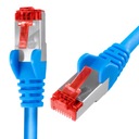 RJ45 CAT 6 S/FTP kábel AWG27 LSZH modrý 25m