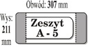 A5 OBÁLKA NA ZOŠIT (50KS) IKS, IKS