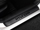 Hyundai Black Line - Ochranné nálepky na prahy dverí