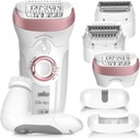 BRAUN DEPILATOR Silk-epil 9 DELUXE FACE BACK (Wet&Dry) + SHAR + PRÍSLUŠENSTVO