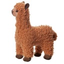 LAQMA ALPACA MASKOT, HNEDÁ, 30 CM