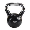 CHROMOVA Vrúbkovaná RÚČKA LIATIENOVÁ KETTLEBELL HMS 16kg