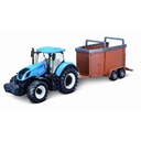 NEW HOLLAND METAL TRACTOR s prívesom BBURAGO