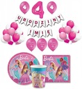 BARBIE Balóniky Dekorácie Set 4th Birthday Name