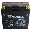 YUASA YT14B-BS 12V 12,6AH 210A L+ ŠTARTOVANÁ!!!