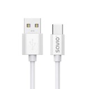 SAVIO USB-A - KÁBEL USB-C, 3 M, BIELY, CL-168