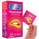 Durex Pleasuremax kondómy s prúžkami a výstupkami, ktoré umocňujú orgazmus, 12 ks.