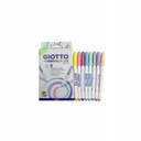 Giotto Turbo Glitter fixky s trblietkami 8k pastel