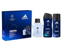 Adidas UEFA toaletná voda EDT 100 ml + gél + deodorant darčeková sada