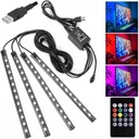 USB LED pásiky LED OSVETLENIE pod skriňový nábytok LED k TV