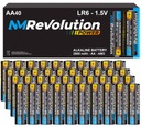 40x AA 1,5V ALKALICKÉ BATÉRIE LR6 R6 PRST