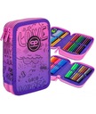 COOLPACK SCHOOL PENCASE 2 KOMOROVÁ LOVE OMBRE FIALOVÁ