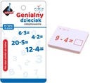 Geniálne dieťa - karty na odčítanie matematiky