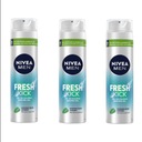 NIVEA MEN Fresh Kick gél na holenie 200ml x 3 ks