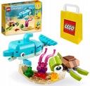 LEGO Creator 31128 DOLPHIN TURTLE Útesový oceán 3v1 kociek 6+ taška