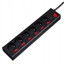 HAMA POWER STRIP 6 GN 1,4m+SAMELÉ VYPÍNAČE