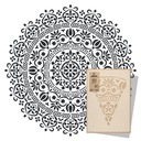 Šablóna na maľovanie MULTIPLE XXL 230cm VZOR MANDALA Ornament Kruh MANDALA