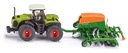 Traktor SIKU 1826 Amazon + traktorová sejačka Farmer